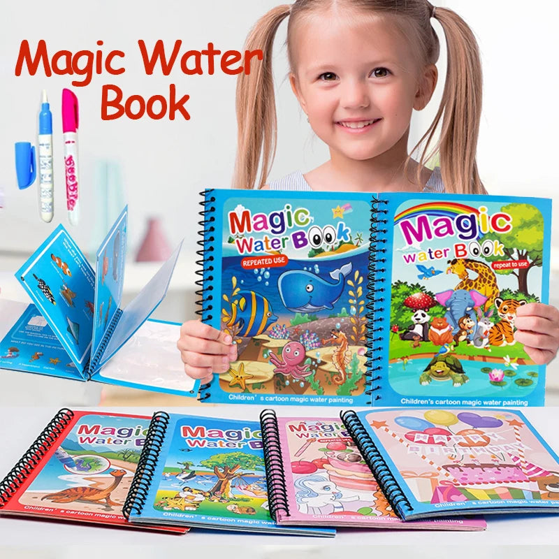 PACK DE 4 LIBROS MAGICOS DE AGUA