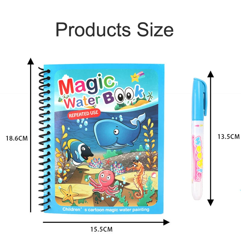 PACK DE 4 LIBROS MAGICOS DE AGUA